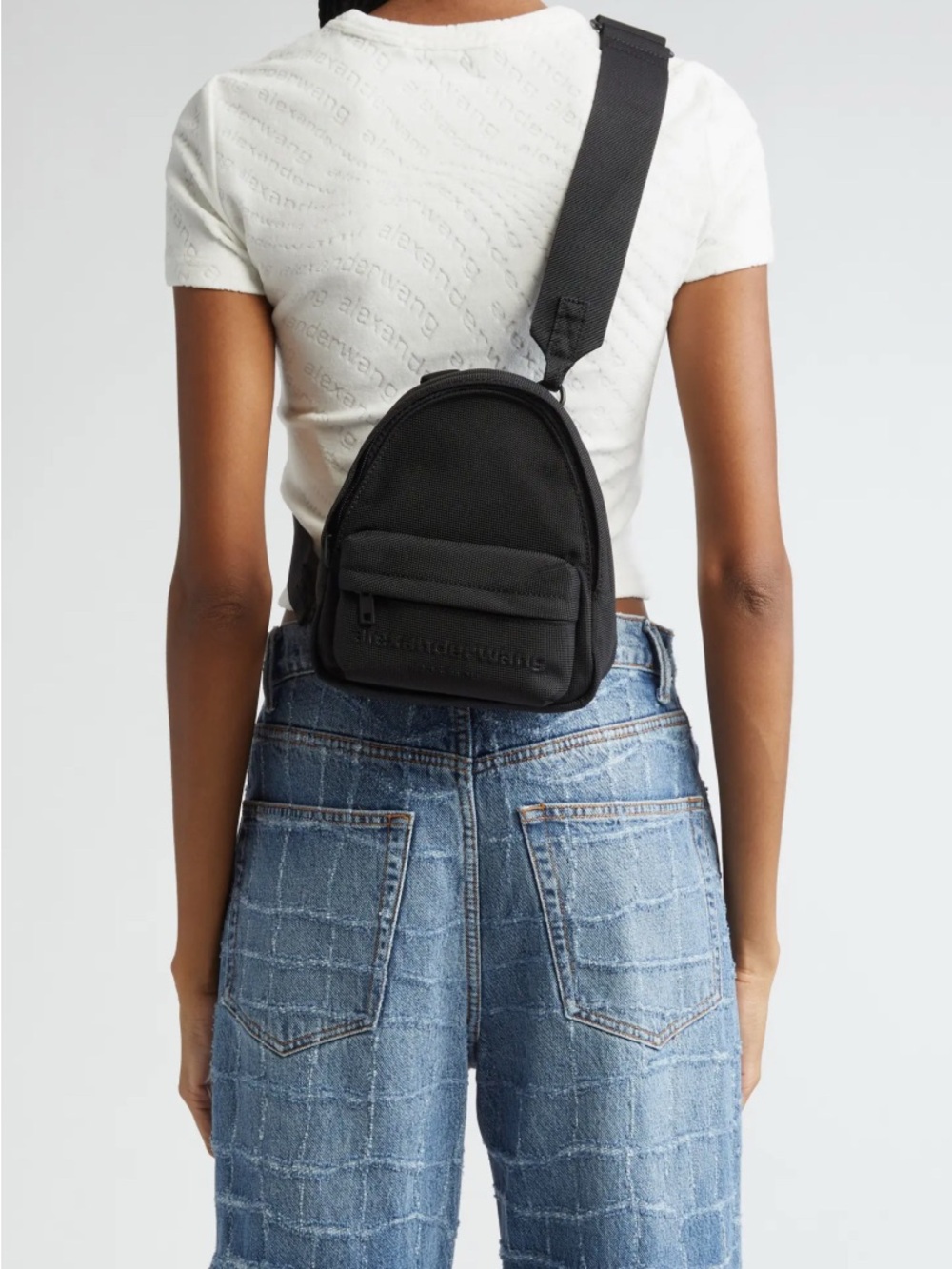 Alexander Wang Mini Punch crossbody backpack RARE